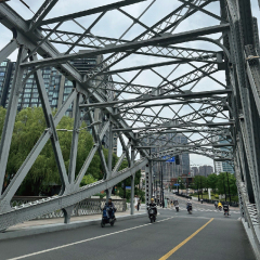 Modern Design Long- Span Structural Steel Bridge