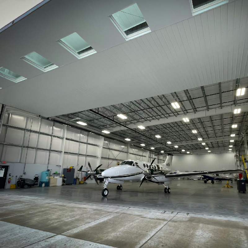 Steel Structure Aircraft Hangar Building Prefabricated Airplane Storage Warehouse Large Span Aviation Maintenance Workshop