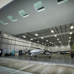 Steel Structure Aircraft Hangar Building Prefabricated Airplane Storage Warehouse Large Span Aviation Maintenance Workshop