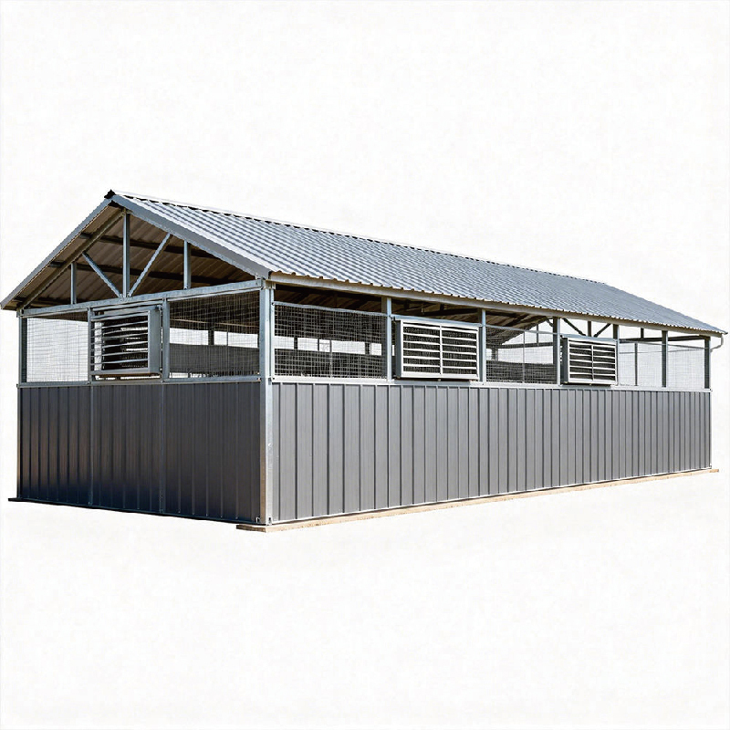 Prefabricated Galvanized Steel Frame Chicken Farms House