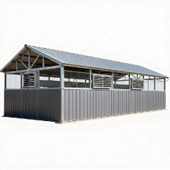 Prefabricated Galvanized Steel Frame Chicken Farms House