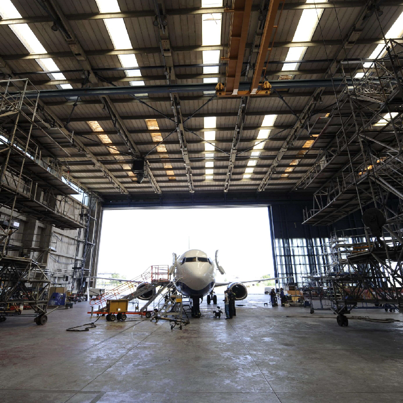 Customized Aircraft Hangar Industrial Metal Frame Steel Structure Aircraft Hangar Building