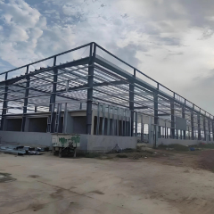 Large-span Lightweight Steel Frame Prefabricated Warehouse