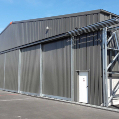 Modern heavy-duty rapid-assembled steel aircraft hangar
