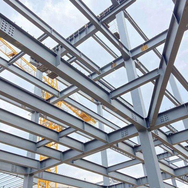 Prefabricated Steel Building Steel Structure Frame Q345B S355JR A36 Factory Warehouse