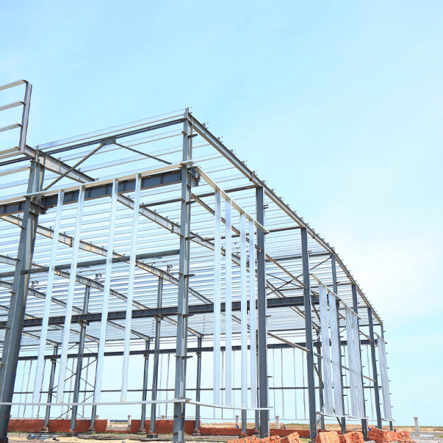 Prefabricated Steel Building Steel Structure Frame Q345B S355JR A36 Factory Warehouse
