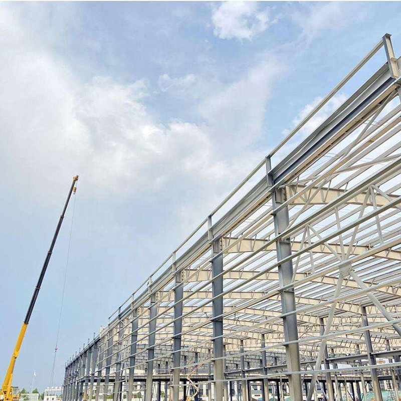 Prefabricated Steel Building Steel Structure Frame Q345B S355JR A36 Factory Warehouse