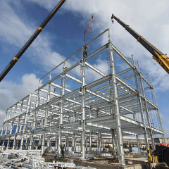 Prefabricated Steel Building Steel Structure Frame Q345B S355JR A36 Factory Warehouse