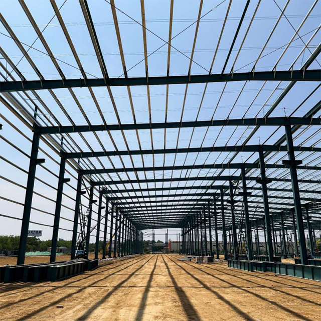 High Strength Steel Structure Prefabricated Metal Structure Steel Frame Factory Building
