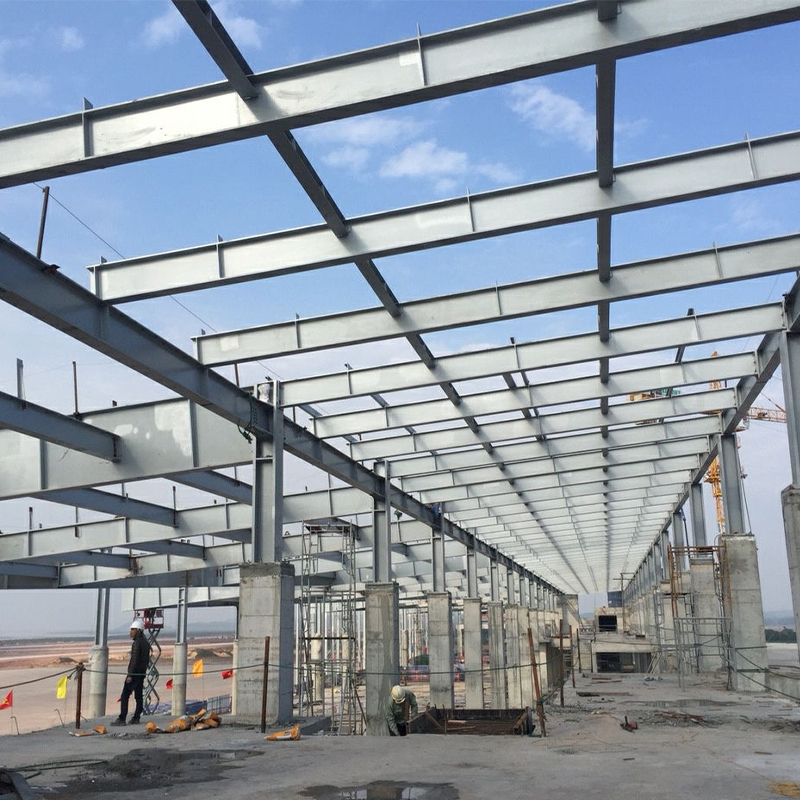 Custom Steel Structure Prefabricated Metal Structure Steel Frame Factory Building