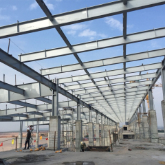 Custom Steel Structure Prefabricated Metal Structure Steel Frame Factory Building