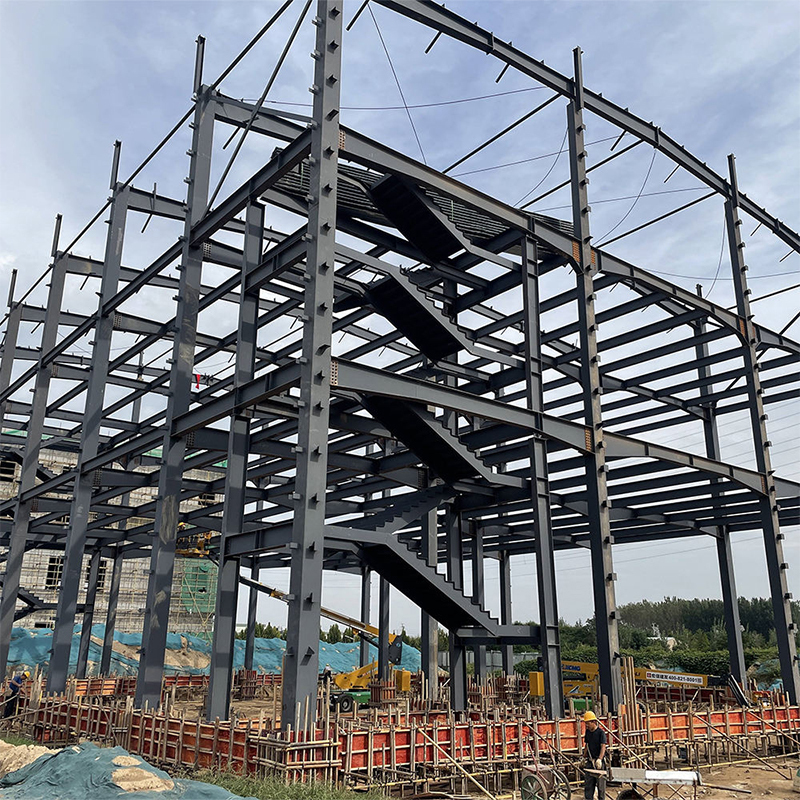 Heavy-Duty Steel Structure Industrial Welded Heavy Section Frame Building for Metallurgy Mining Processing Steel Warehouse