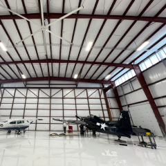 Steel structure aircraft apron / Prefabricated steel structure hangar