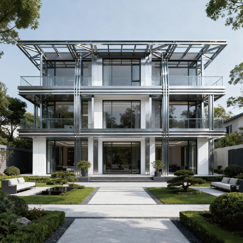 Modern Galvanized Light Steel Villa
