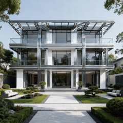Modern Galvanized Light Steel Villa