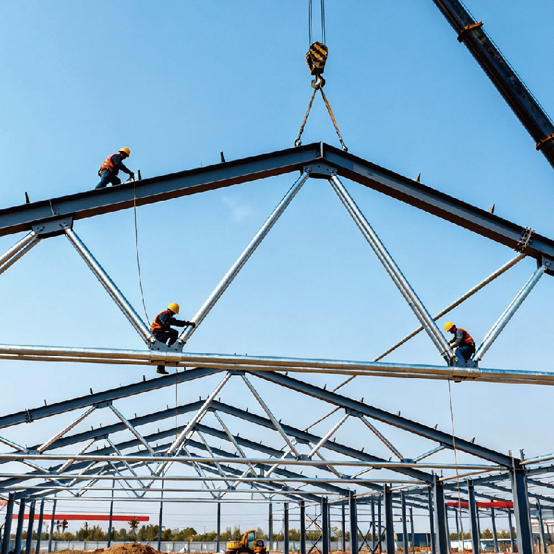 Prefabricated Galvanized Steel Frame Chicken Farms House