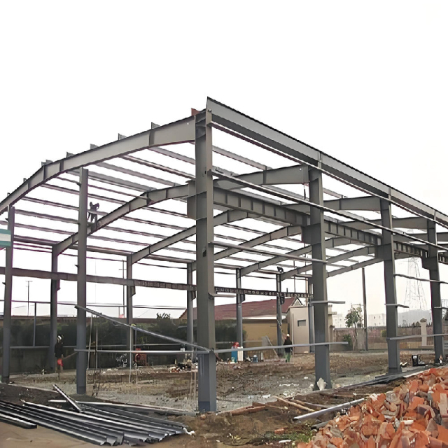 Galvanized steel structure modern pig farm / Automated pig house / Prefabricated pig pen / Cattle shed