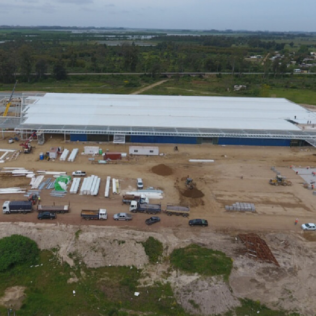 Prefab Steel Structure Warehouse / Metal Building / Industrial Workshop With Sandwich Panel