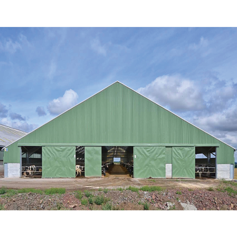 Modern Design Prefab Agricultural Steel Structure Outdoor Animal Shelter Cow Shed Farm Building for Farmhouse Use