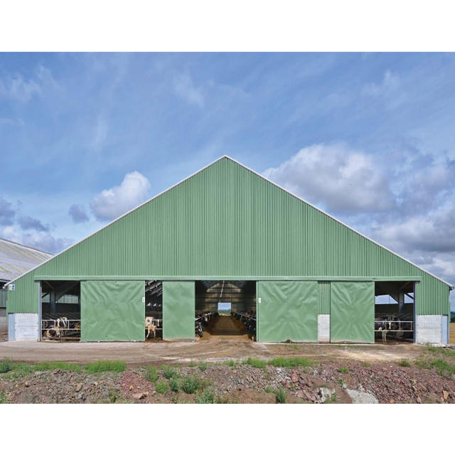 Modern Design Prefab Agricultural Steel Structure Outdoor Animal Shelter Cow Shed Farm Building for Farmhouse Use