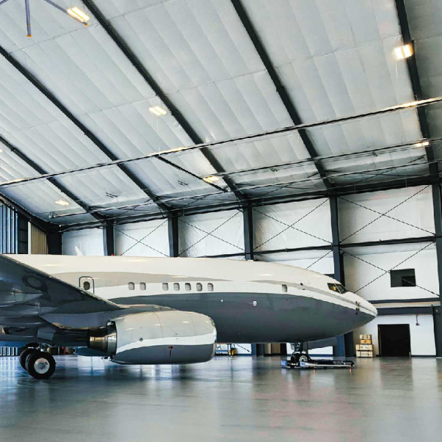 Steel structure aircraft apron / Prefabricated steel structure hangar