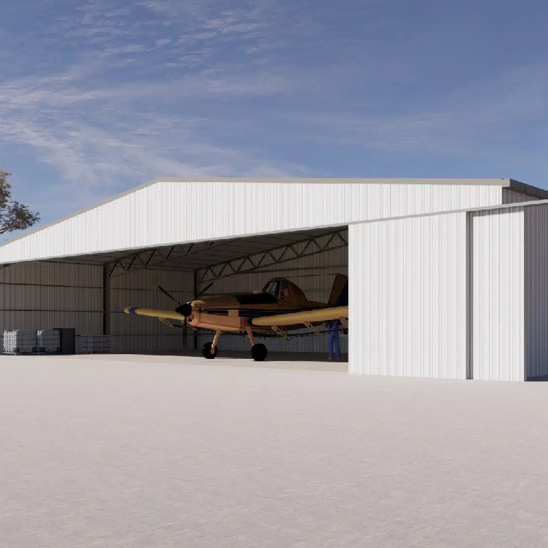 Customized Aircraft Hangar Industrial Metal Frame Steel Structure Aircraft Hangar Building