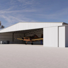 Customized Aircraft Hangar Industrial Metal Frame Steel Structure Aircraft Hangar Building