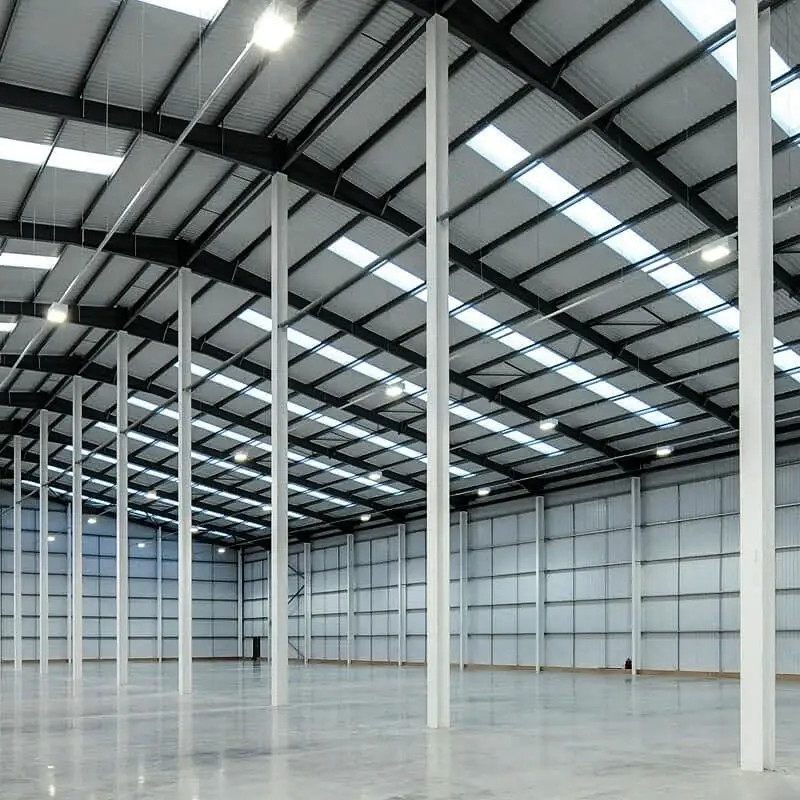 Large Capacity Prefab Steel Structure Logistics Warehouse