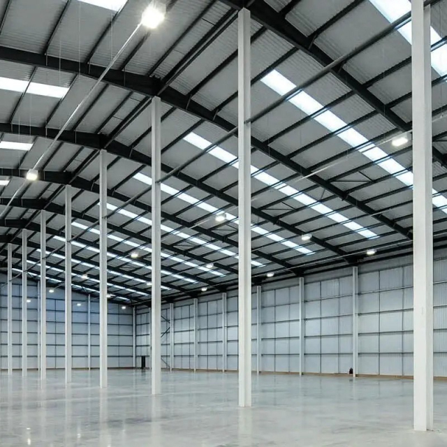 Large Capacity Prefab Steel Structure Logistics Warehouse