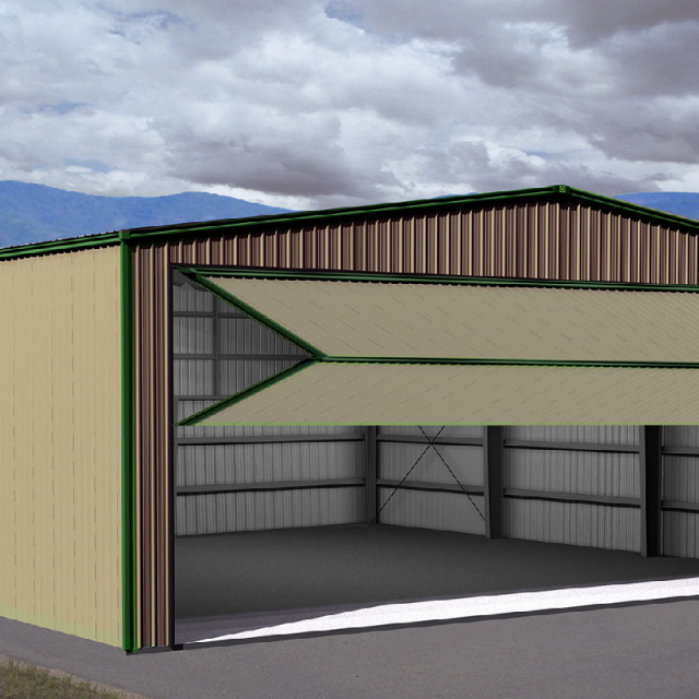 Steel Structure Aircraft Hangar Building Prefabricated Airplane Storage Warehouse Large Span Aviation Maintenance Workshop