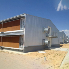 Customized prefabricated metal poultry house steel structure chicken coop
