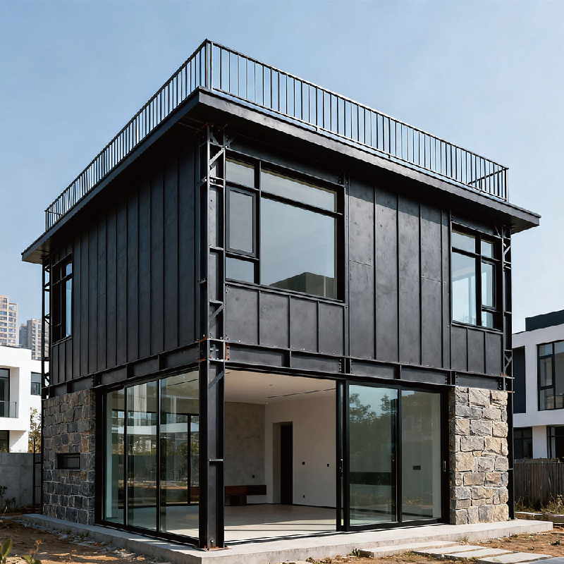 Customized Prefabricated Building Light Steel Structure Villa Prefab Construction Light Steel Structure Villa