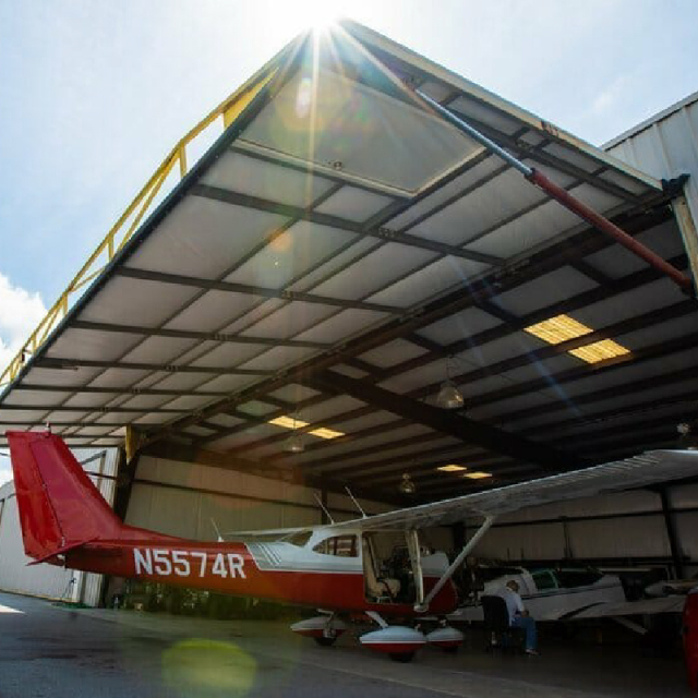 Prefabricated steel structure aircraft hangar building / Long-span steel structure / Special aircraft hangar