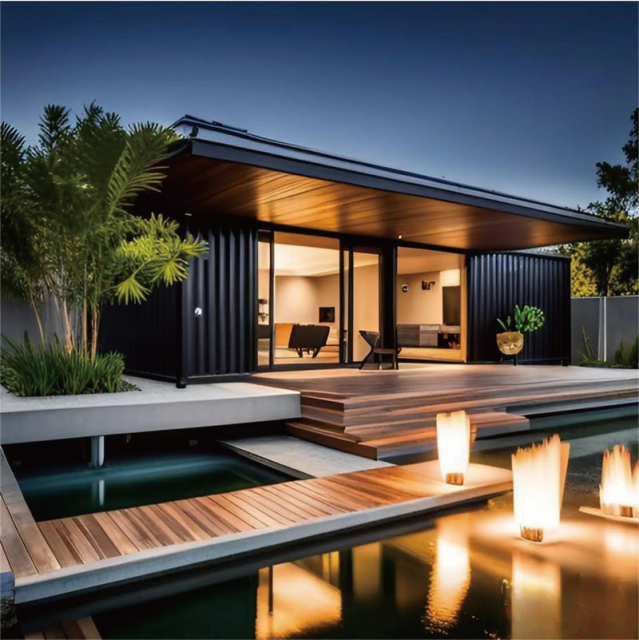 Modern Galvanized Light Steel Villa