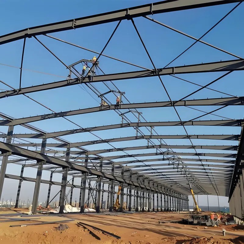 Large-span Lightweight Steel Frame Prefabricated Warehouse