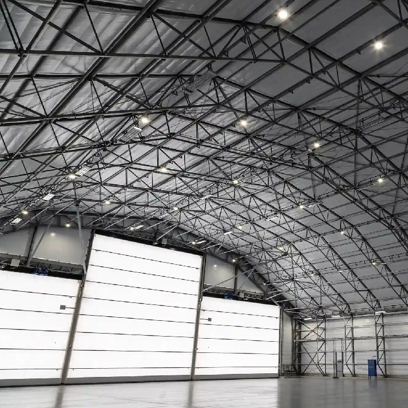 Modular prefabricated steel structure hangar / Industrial small aircraft hangar / Airport aircraft hangar