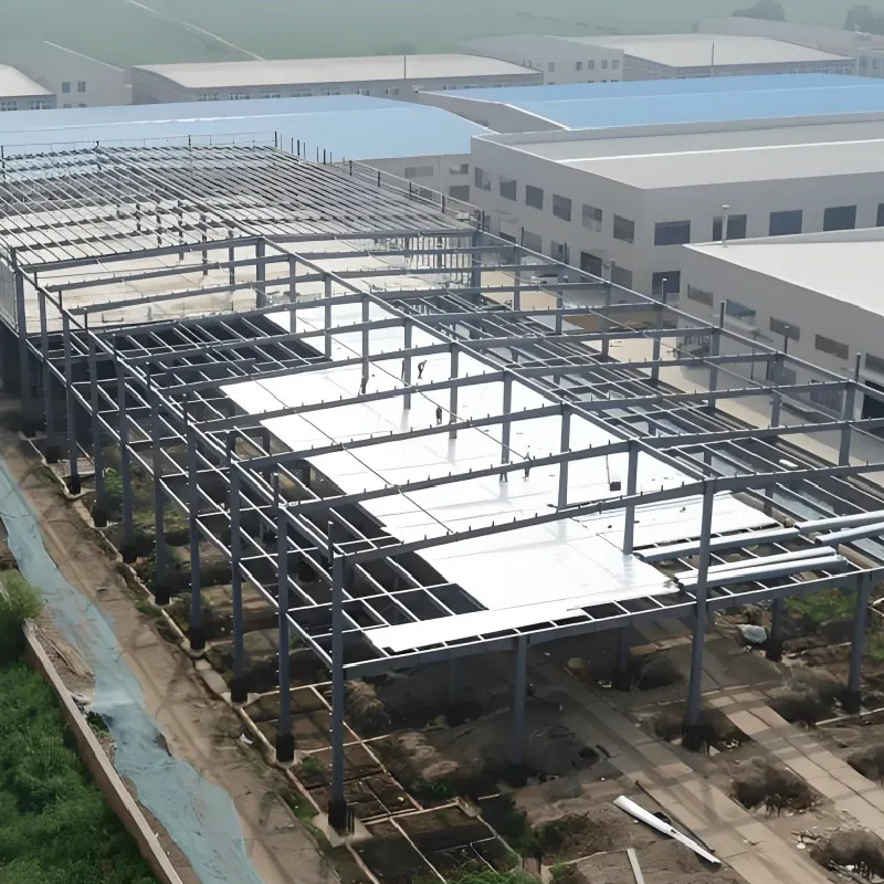 Large Capacity Prefab Steel Structure Logistics Warehouse
