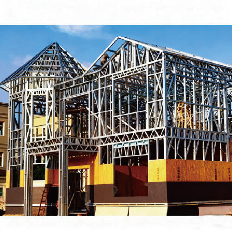 New type of lightweight steel villa - portable prefabricated - modern luxurious design - prefabricated house steel structure