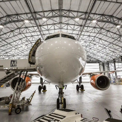 Steel Structure Aircraft Hangar Building Prefabricated Airplane Storage Warehouse Large Span Aviation Maintenance Workshop