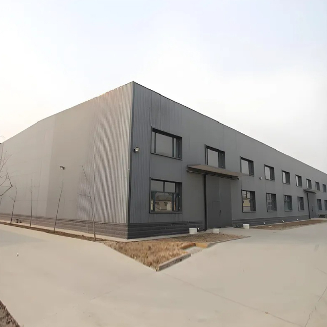 Large Capacity Prefab Steel Structure Logistics Warehouse