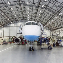 Modular prefabricated steel structure hangar / Industrial small aircraft hangar / Airport aircraft hangar