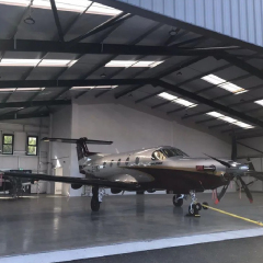 Modular prefabricated steel structure hangar / Industrial small aircraft hangar / Airport aircraft hangar