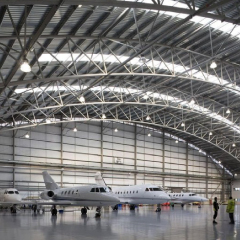 Steel Structure Aircraft Hangar Building Prefabricated Airplane Storage Warehouse Large Span Aviation Maintenance Workshop