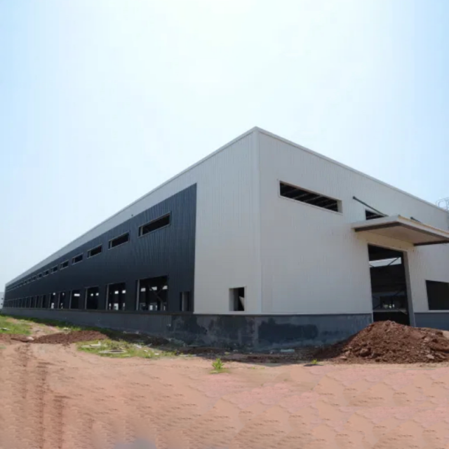 Industrial Steel Frame Factory Workshop