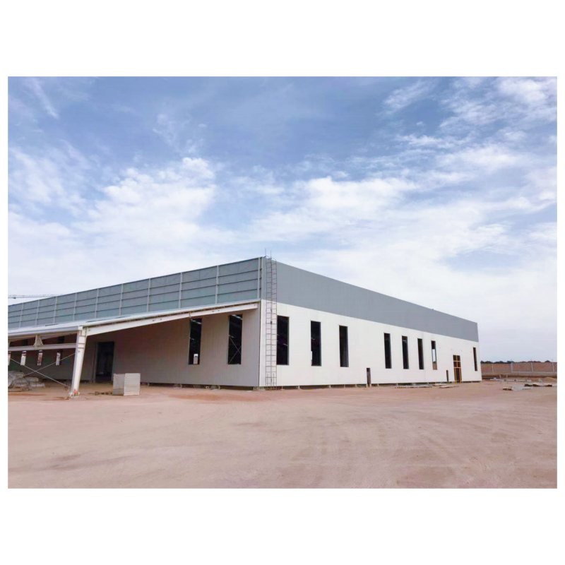 Customized Steel Structure Fabrication / Prefab Steel Warehouse Building / Metal Shed Steel Structure Workshop