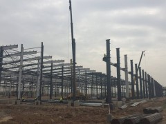Industrial Steel Frame Factory Workshop