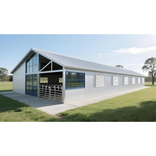 Cattle shed farm building / Cattle shed