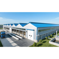 Q235/Q355 Light Prefabricated Cattle Shed Steel Structures