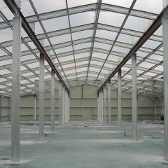 Broiler Chicken Farm Steel Structure Building with Ventilation System and Insulation Material