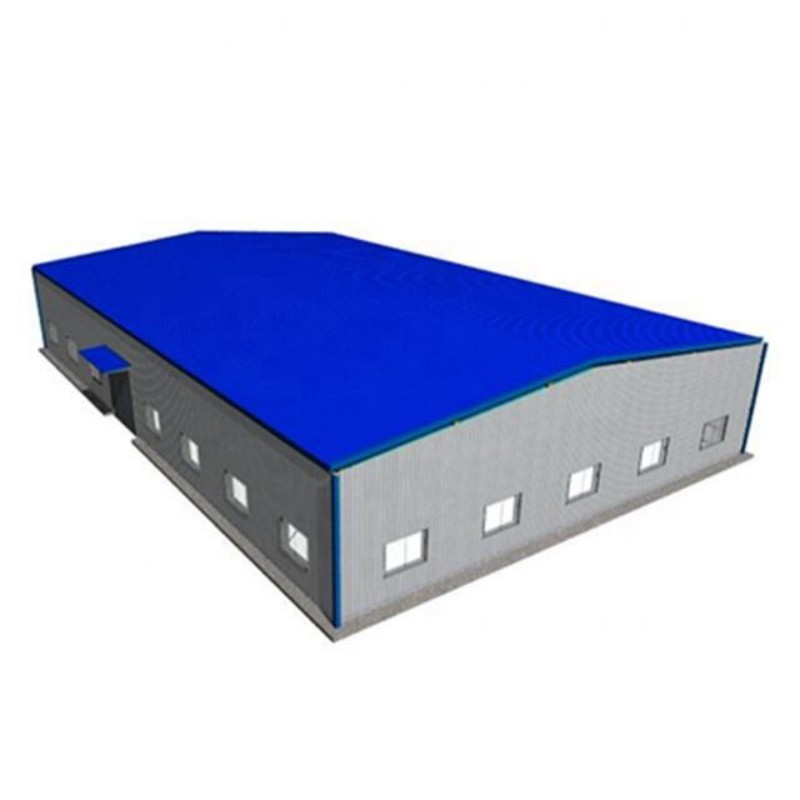 Customized Steel Structure Fabrication / Prefab Steel Warehouse Building / Metal Shed Steel Structure Workshop